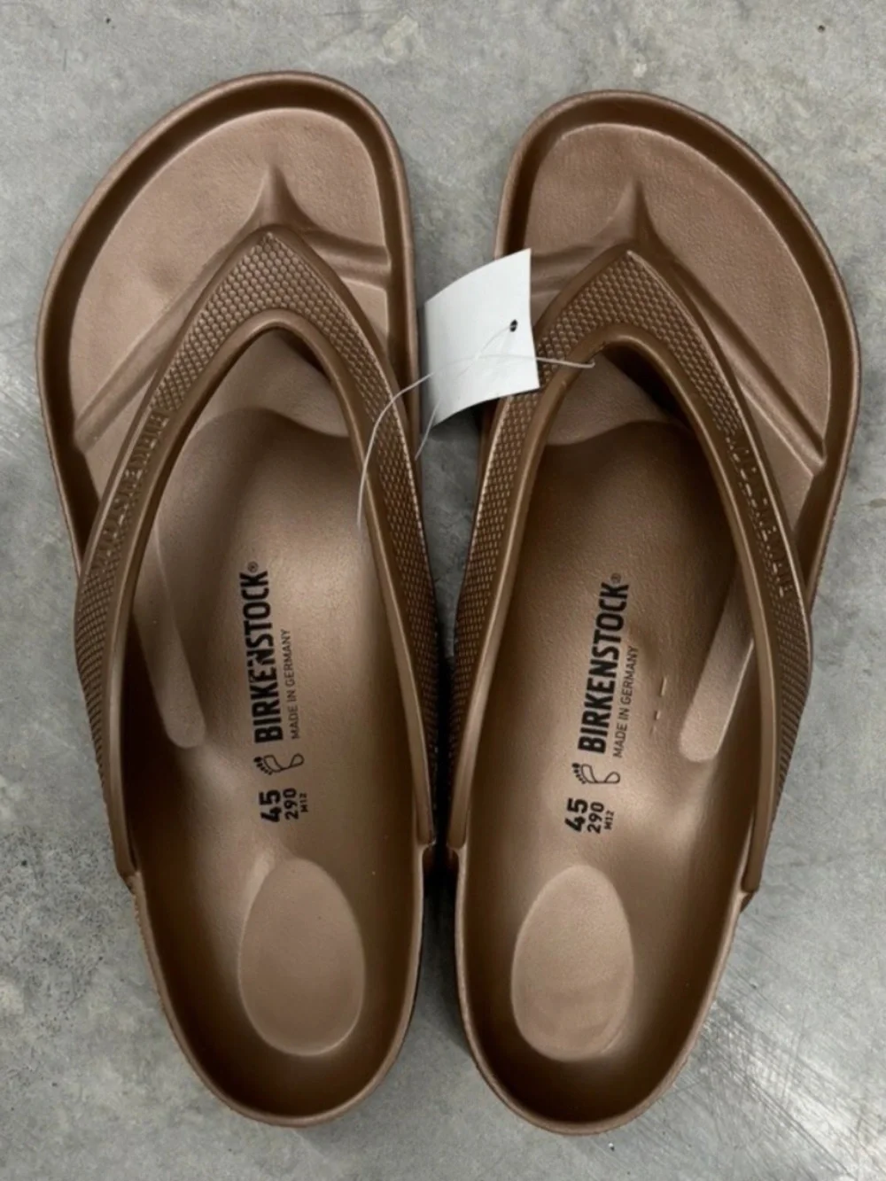 NEW ⛱️Birkenstock - Bronze Honolulu EVA Thong Sandals - EU 45 - Men's US 12–12.5